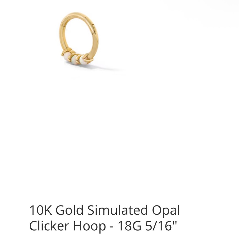 Banter 10K Gold hoop